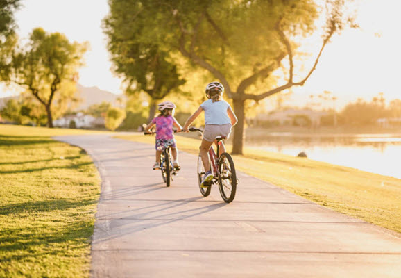 Bike Riding The Scottsdale Green Belt