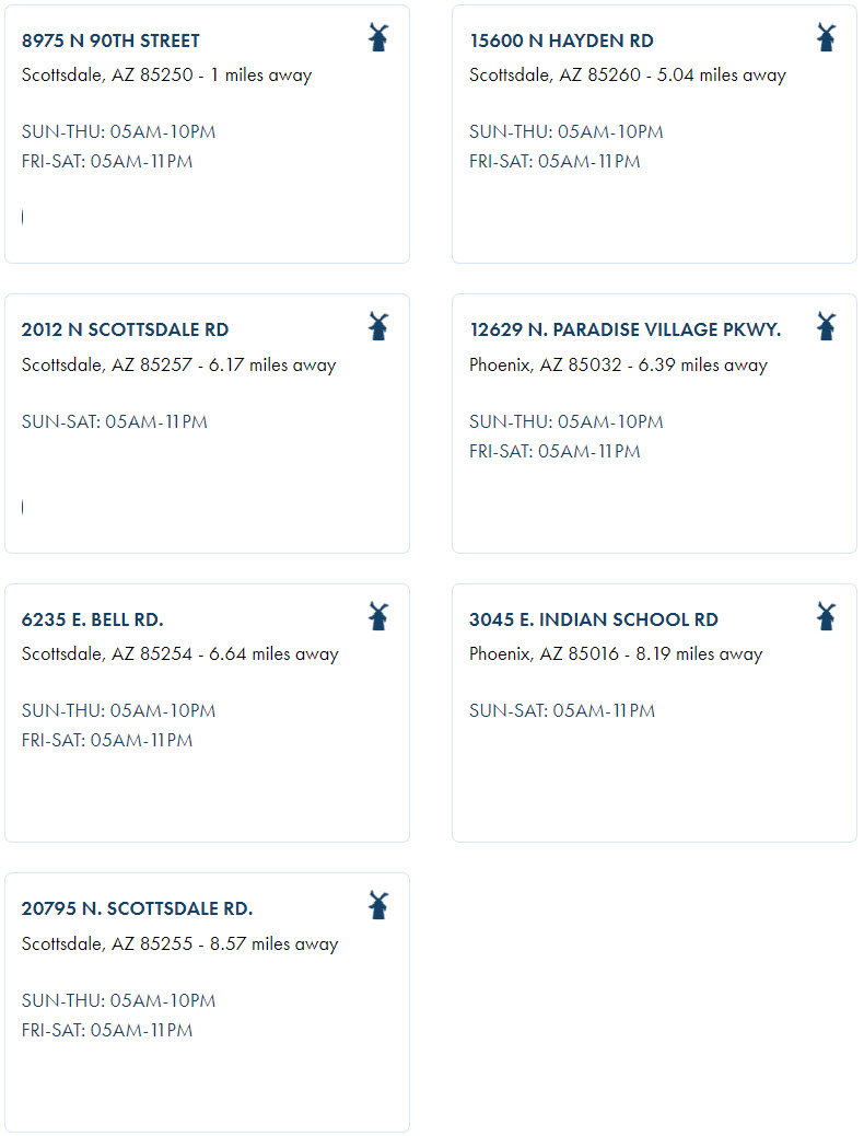 Dutch Bros Scottsdale AZ Locations